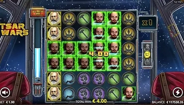 Tsar Wars: Bertempur Lintas Galaksi dengan Bonus Gugus dan Kemenangan Kosmik