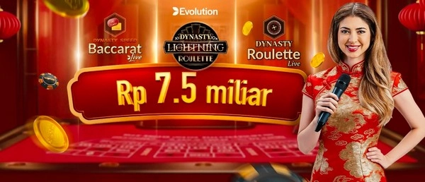 Kampanye Evolution Lucky Horse Cash Rain Live Casino